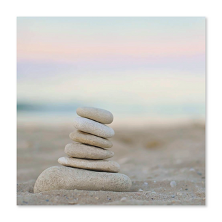 Kaart - Stapel stenen op het strand - Galleria - VB0.3065