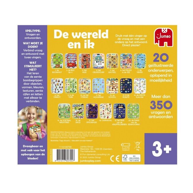 Jumbo Leerspel - Electro - Touch & learn - De wereld en ik - 3+
