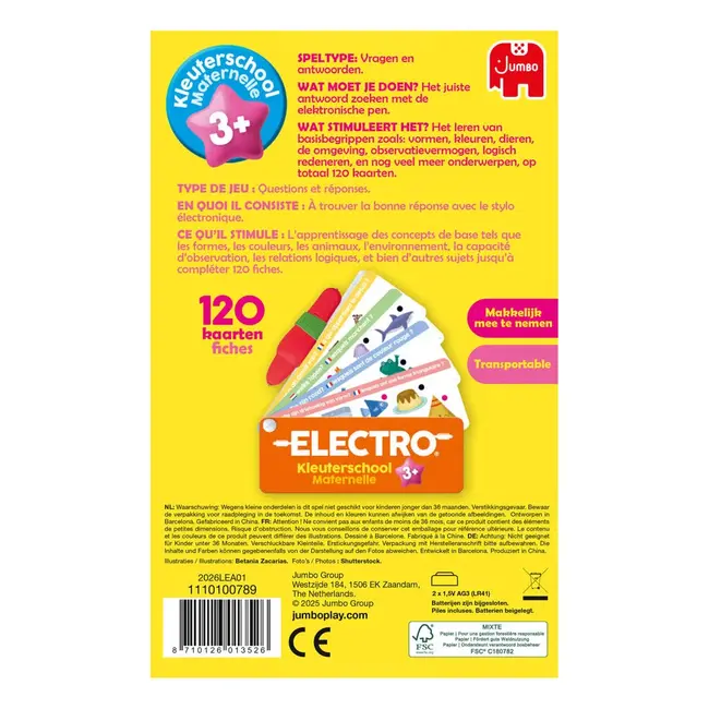 Jumbo Leerspel - Electro - Fan on the go - 3+