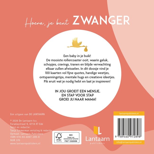 Boek - Levensmomenten - Hoera je bent zwanger