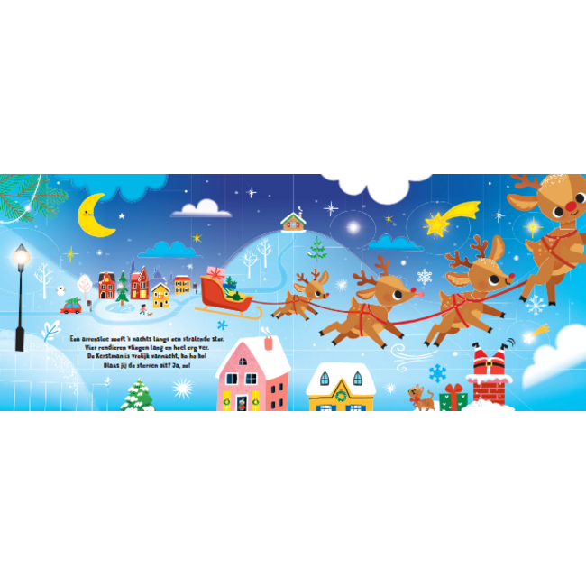 Boek - Slaap lekker, kleintje - Kerstmis - Met licht