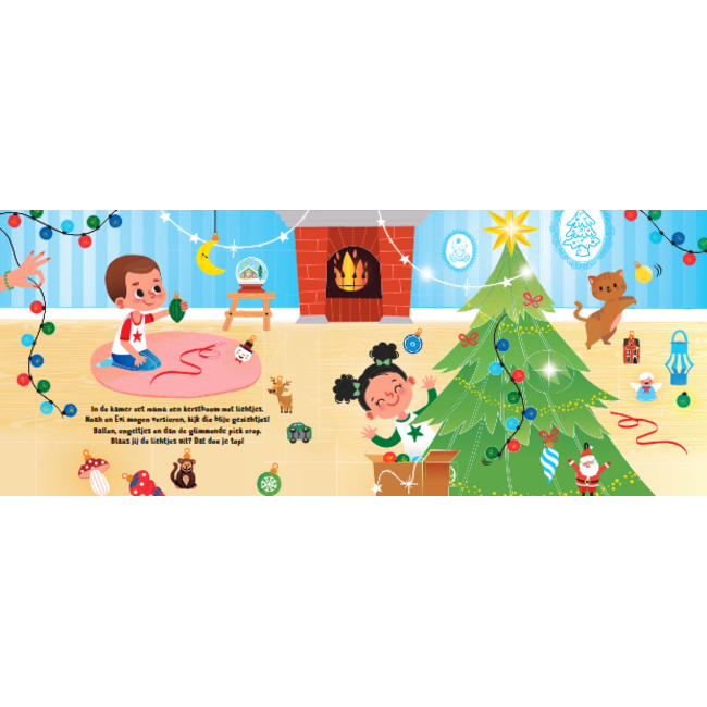 Boek - Slaap lekker, kleintje - Kerstmis - Met licht