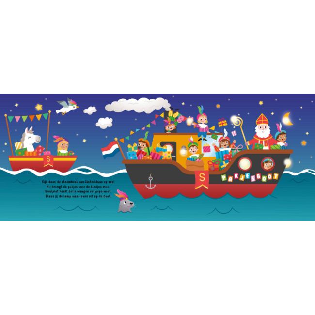 Boek - Slaap lekker, kleintje - Sinterklaas - Met licht