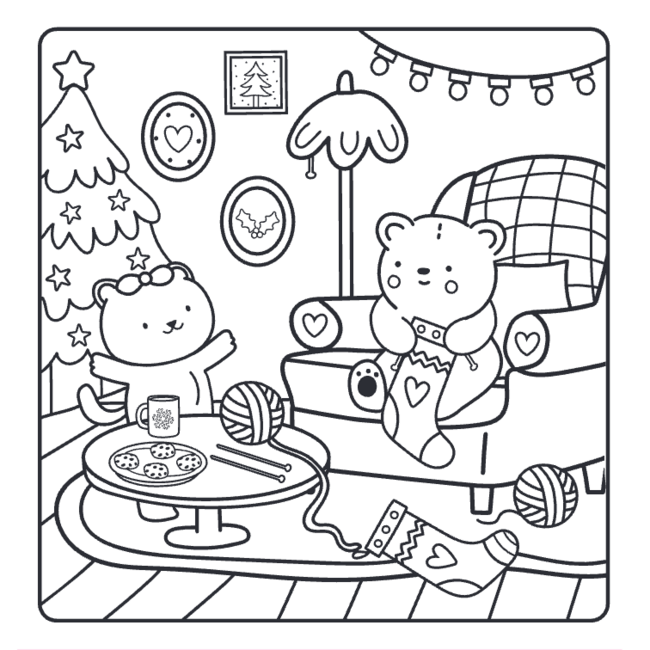 Boek - Kleurboek - Sunny vibes - Christmas kleurset