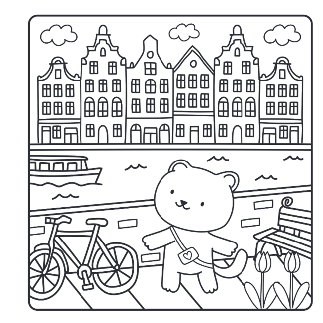 Boek - Kleurboek - Sunny vibes - Calm kleurset