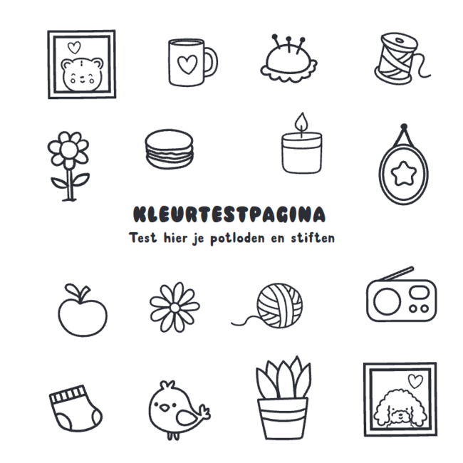 Boek - Kleurboek - Sunny vibes - Calm kleurset