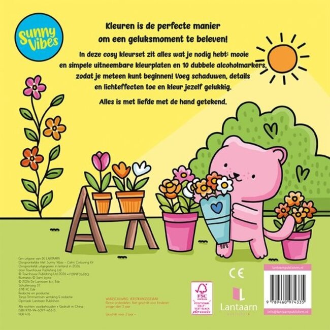 Boek - Kleurboek - Sunny vibes - Calm kleurset