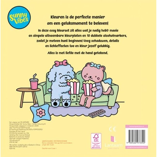 Boek - Kleurboek - Sunny vibes - Candy kleurset
