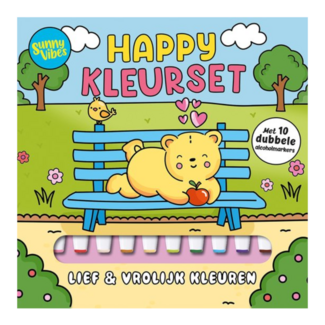 Boek - Kleurboek - Sunny vibes - Happy kleurset