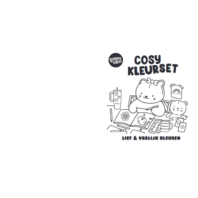 Boek - Kleurboek - Sunny vibes - Cosy kleurset