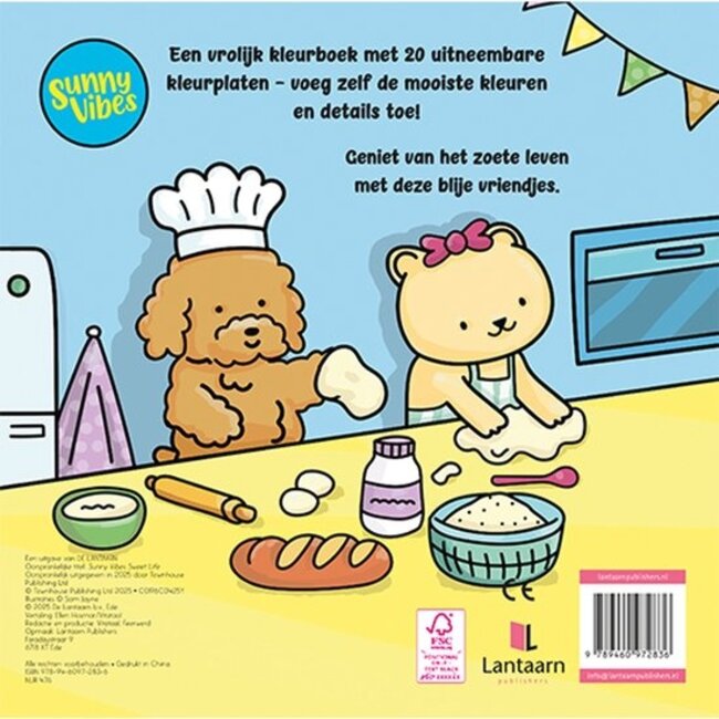 Boek - Kleurboek - Sunny vibes - Sweet life