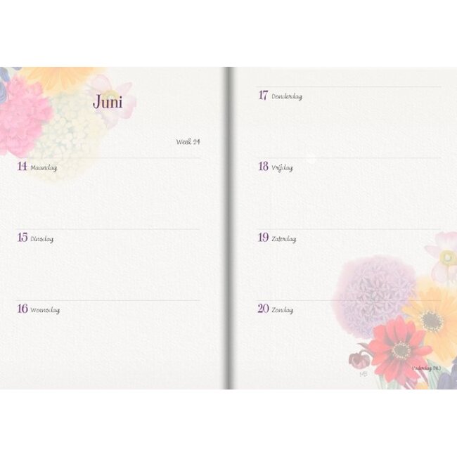 Hallmark Agenda - Marjolein Bastin - 11,5x15,5cm - 2027