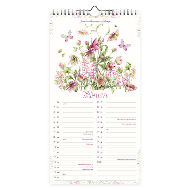Comello Kalender - Hibiscus - Janneke Brinkman - 2027