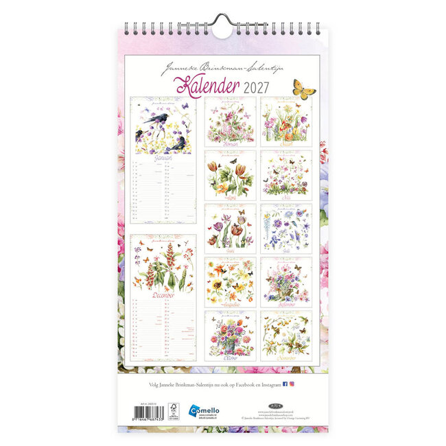 Comello Kalender - Hibiscus - Janneke Brinkman - 2027