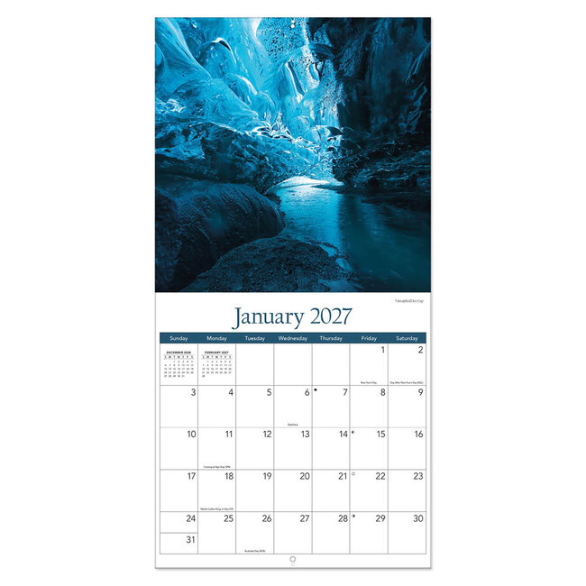 Comello Kalender - Iceland - 2027 - 30x30cm