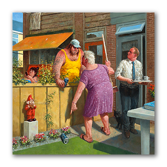 Comello Kaart - De druppel - Marius van Dokkum - 15x15cm