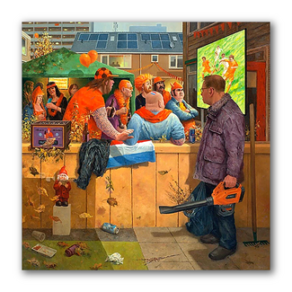 Kaart - De finale - Marius van Dokkum - 15x15cm