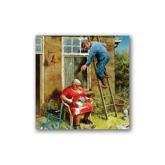 Comello Kaart - Doe het zelver - Marius van Dokkum - Klein - 10x10cm