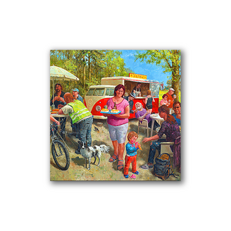 Comello Kaart - Foodtruck - Marius van Dokkum - Klein - 10x10cm
