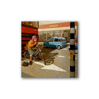 Comello Kaart - GROEN! - Marius van Dokkum - Klein - 10x10cm