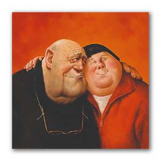Comello Kaart - Knuffel - Marius van Dokkum - 15x15cm