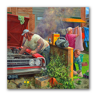 Comello Kaart - Lentebriesje - Marius van Dokkum - 15x15cm