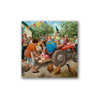 Comello Kaart - Tuinfeest - Marius van Dokkum - Klein - 10x10cm
