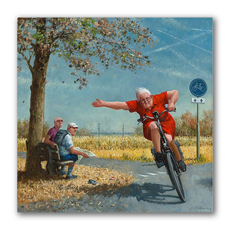 Comello Kaart - Turbo - Marius van Dokkum - 15x15cm