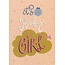 PaperClip Kaart - It's a baby girl - ME - GBA.0038