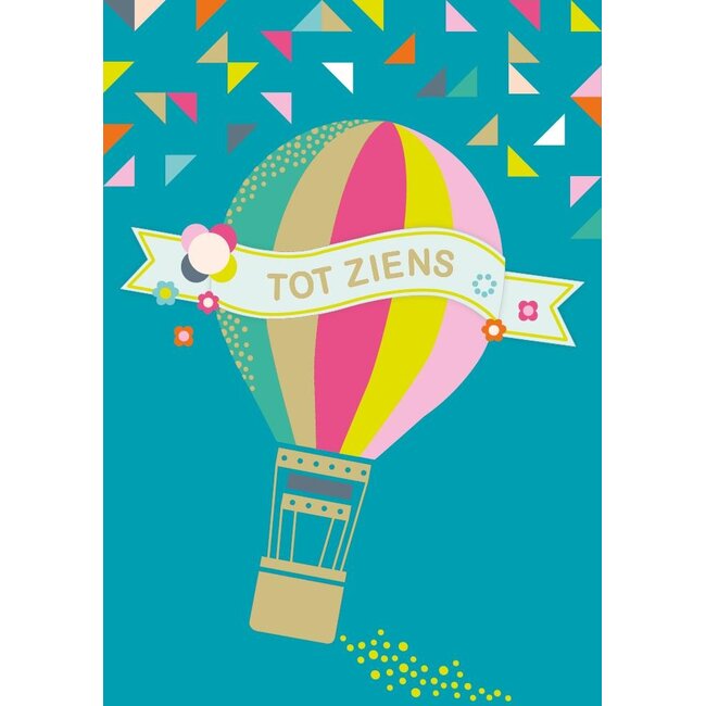 PaperClip Kaart - Tot ziens, luchtballon - ME - GBE.2972