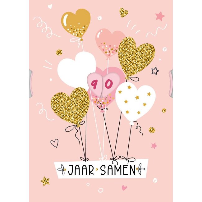 PaperClip Kaart - ... jaar samen - ME - GBE.0037