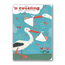 PaperClip Kaart - Hoera 'n tweeling, dubbel gefeliciteerd - ME - GBE.0066