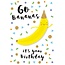 PaperClip Kaart - Go bananas, it's your birthday - GBA.0194