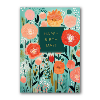 PaperClip Kaart - Happy birthday! Klaprozen - ME - GBA.2909