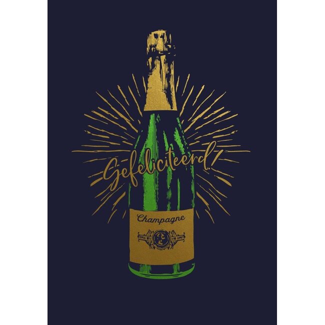PaperClip Kaart - Gefeliciteerd, champagne - ME - GBE.0104