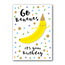 PaperClip Kaart - Go bananas, it's your birthday - GBA.0194