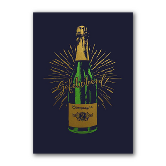 PaperClip Kaart - Gefeliciteerd, champagne - ME - GBE.0104