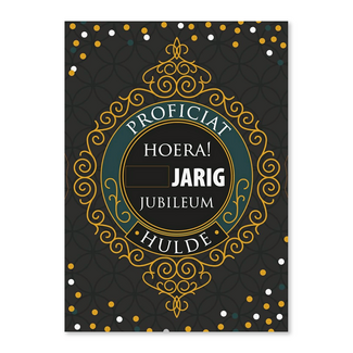 Kaart - Hoera! ...jarig jubileum, hulde - A4 formaat - MXE.0007