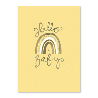 Kaart - Hello baby - A4 formaat - MXA.0013