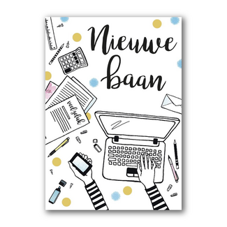 PaperClip Kaart - Nieuwe baan - ME - GBE.2774