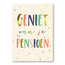 Kaart - Geniet van je pensioen - ME - LGE.0020 - 16x22cm