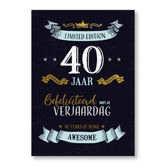 PaperClip Kaart - Limited edition, 40 jaar - ME - GBE.0106