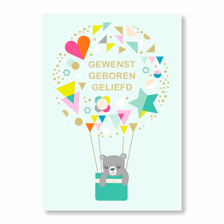 PaperClip Kaart - Gewenst geboren geliefd - ME - GBE.2750