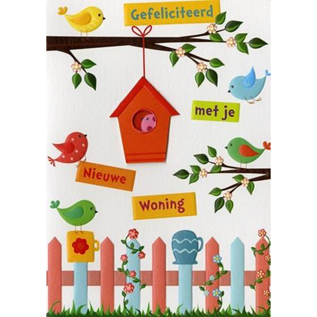 PaperClip Kaart - Gefeliciteerd met je nieuwe woning - ME - GBE.0009