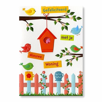 PaperClip Kaart - Gefeliciteerd met je nieuwe woning - ME - GBE.0009