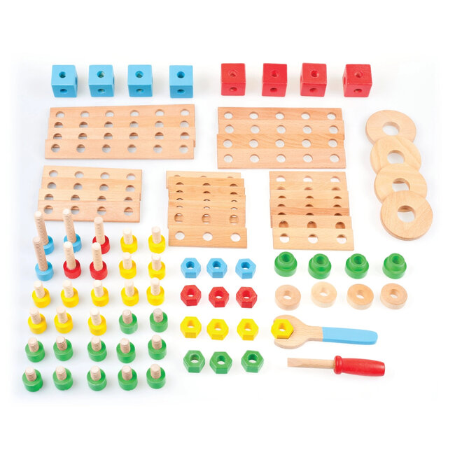 Tidlo Constructieset - Hout - 91dlg.