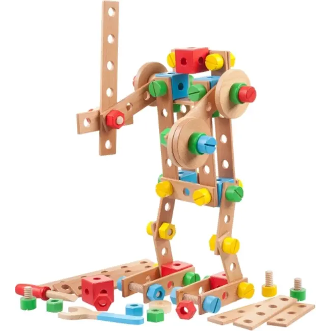 Tidlo Constructieset - Hout - 91dlg.