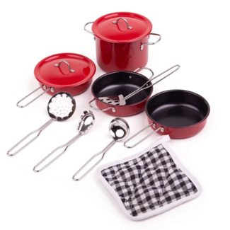 Tidlo Pannenset - Rood - Mini - 11dlg.