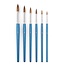 Centrum Penselen set - Rond - 2, 4, 6, 8, 10 & 12 - 6dlg.