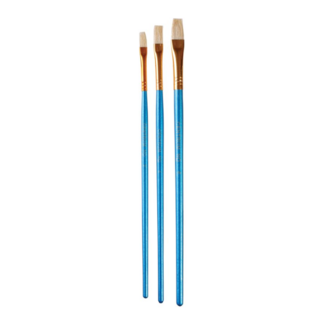 Centrum Penselen set - Plat - 2, 4 & 6 - 3dlg.